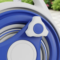 Water Hose Reel Carrier Easy to Stow Garden Hose Reel Carrier Space Saving