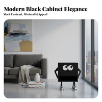Robot-Shaped Nightstand Long-Legged Bedside Table Narrow silhouette for children, Teens