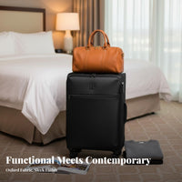 Softside Suitcase Lightweight Softside long-lasting Fabric for Adults