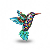 Metal Hummingbird Wall Decor Indoor and Outdoor Hummingbird Wall Decor Metal Feathered Art for Gardeners
