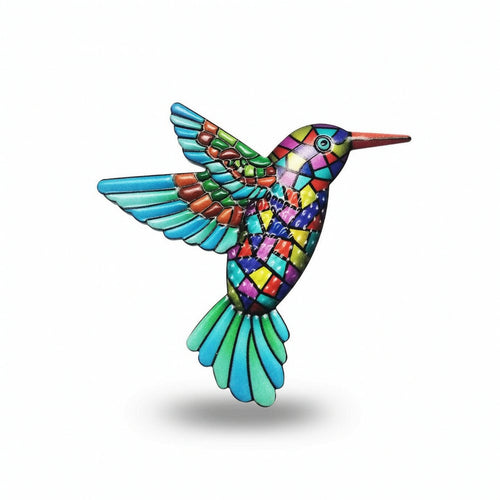 Metal Hummingbird Wall Decor Indoor and Outdoor Hummingbird Wall Decor Metal Feathered Art for Gardeners