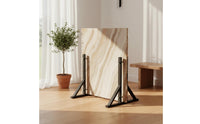 Tile and Door Display Stand Easy Assembly Floor Panel Display Rack Adjustable Panel Support Base Carbon Steel Construction