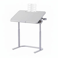 Adjustable C-Shaped Rolling Cart Waterproof Surface Mobile Furniture for Elderly