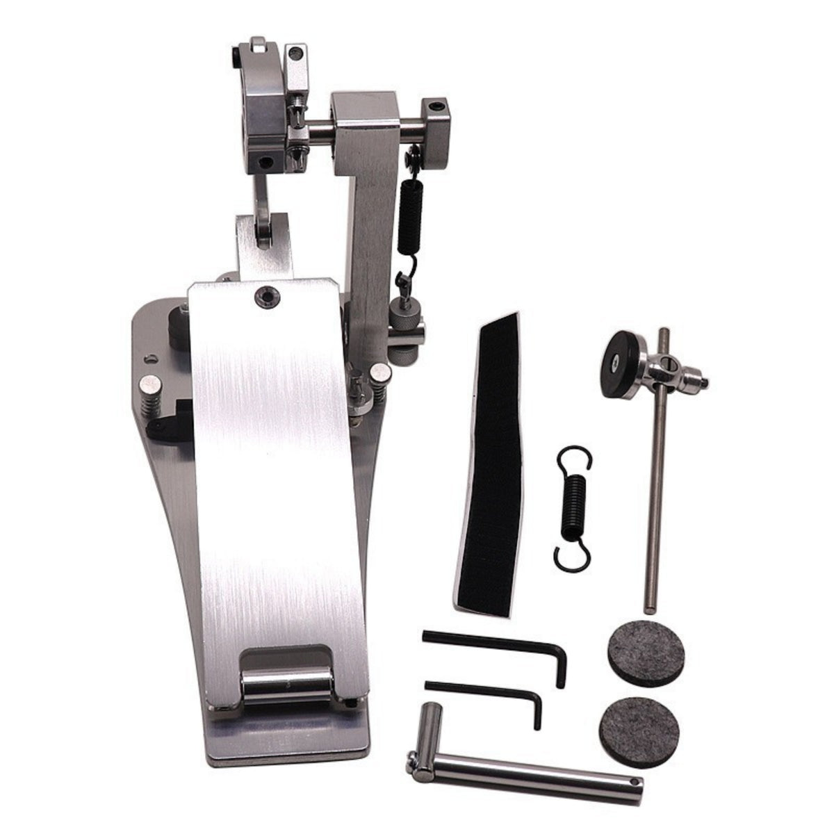 Kick Drum Pedal with Beater Head Bass Drum Pedal with Beater for Drummers