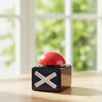 Portable Handheld Buzzer Compact Buzzer with Dome Button Interactive Small Loud for Game Nights