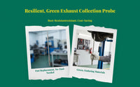 petrol petroleum Exhaust Gas collection Probe, Emission Analyzer Accessory, Automotive Diagnostic, Environmental Testing Handle