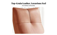 rotating rocking chair Recliner Genuine Leather Lounge Chair Reclining Function Rocking Motion for Adults, Parents