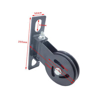 Cable Pulley with Bracket Swivel Gym Pulley Block Easy to Install Hardware for Home Builders, Strength Rack