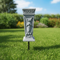 Cross Memorial Flower Vase Long-Lasting Grave Flower Vase Solar Powered