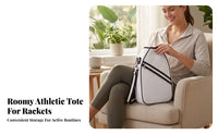 Textured Textile Paddle Storage Bag Contrast Trim Zippered Paddle Bag Reinforced Piping Sports Gear Strapping Straps