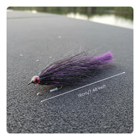 Pike Streamer Fly Highly Reflective pike Fly Lure 3D Realistic Eyes Angling Equipment