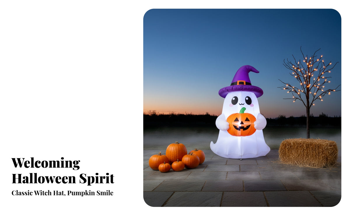 Light-up Halloween Spirit with Pumpkin