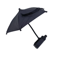 Mini Clip-On Umbrella for Phone, 24cm, Metal Soft Handle, Sun Protection