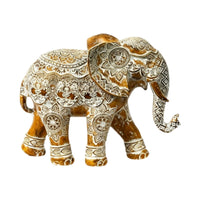 Elephant Figurine Decorative Elephant Sculpture Carved for Art Collectors