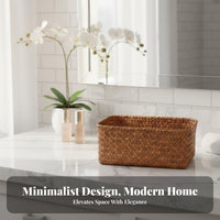 Wireframe Vanity organizer Ventilated 2-Tier Basket Shelf Minimalist Design