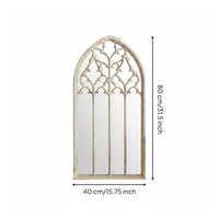 Vintage Arch Mirror Distressed Finish Wooden Full Length Mirror Rustic  Home Decor for Clothing Store Owners, Fashion Boutiques, Dressing Room