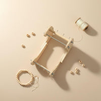 Wooden Bead Loom Desktop Design Tabletop Bead Loom DIY Jewelry for Beginners