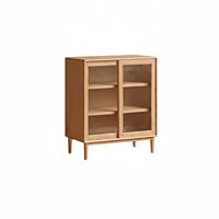 Sliding Door Storage Cabinet adaptable Use Sliding Door Credenza for Dining Room