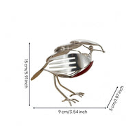 Metal Bird Sculpture Standing Display House Decoration Lightweight for Tabletop