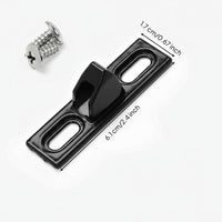 pane Lock, Type 90 Aluminum Sliding Door Hook, Security Latch, Adjustable, Easy to Install