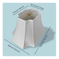 Rectangle Lamp Shade Decorative Design Lampshade Easy to Match