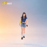 VM 1/64 牵手情侣女微缩人偶 微缩场景模型搭配手工涂装小人偶