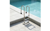 Stainless Steel Pool Ladder Anti-Slip 3 Step Pool Ladder Resistant for Homeowners, Families, in-Ground Pools