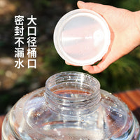 11.3L Transparent Water Bucket with Faucet, Wide Mouth, Food-Grade PC, for Home and Outdoor Tea Bar