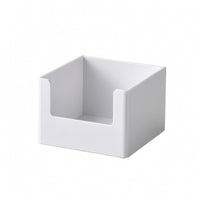Acrylic Storage Box Open-Top Container Compact for Self-Serve Drink Stations