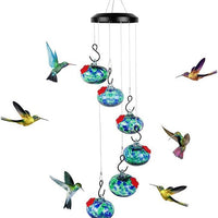 Hummingbird feeders for Outdoors 户外蜂鸟玻璃喂食器 风铃挂饰