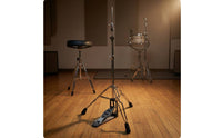 Overhead cymbalHat Stand Tripod Base Drum Hardware Locking Clamps Drumming Gear
