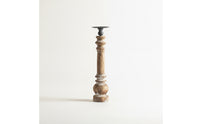 Wooden Candle Holder Rustic Decor Tall for Tabletop