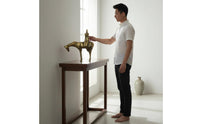 Horse Sculpture Indoor Decoration Horse Figurine Artistic Design Animal Statue for Villa