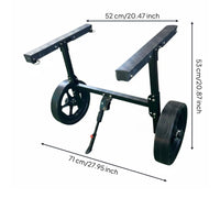 Kayak Transporter with Wheels Easy Installation Kayak Carrier Airless Tires