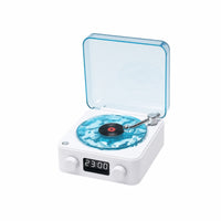 Retro Turntable Style Speaker Vintage Phonograph Player Style Speaker Tabletop Multifunctional for Dorm Room