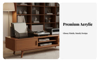 LP Album Storage Box Vintage Design Vinyl Album Storage Box Large Capacity