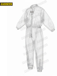 ZUOLAYA Waterproof Transparent Karting Rain Suit