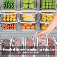 6 Pieces Partitioned crispKeeping Box Removable separaters for Pantry, Homemakers