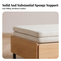 Armless Pull-extendable Daybed sturdy Wood Frame Pull-extendable Loveseat Bed two-in-oneUse Sleeper Sofa for Apartment Dwellers, Overnight Guests, Guest Room, Home Office