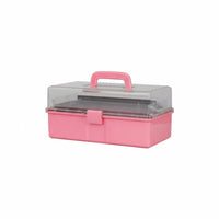 3-Tier Folding storage case Foldable Organizer Box adaptable for School, Car, Kids