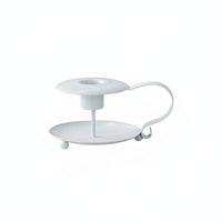 Iron Candle Holder Minimalist Style Handheld Candle Holder Elegant Silhouette