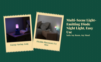 Dimmable LED mood light, remote.