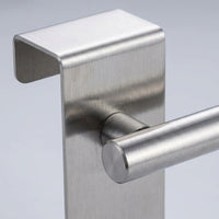 Towel Rack Wall Mounted or Over the Door Kitchen for Homeowners, Rustproof Stainless Bar for Bathroom Organization