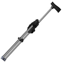 Steel Folding Stool Walking Stick with Triangle Support