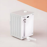 Working Function Rechargeable Dollhouse Washer Realistic Design Miniature Washing Machine Electric Toy Washer for Collectors