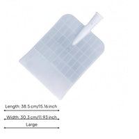 Plastic Grain Translucent White Grain Solo-Handed for Household Use