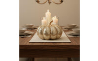 Sequin Pumpkin Decoration Festive Accent Fall Centerpiece for Halloween