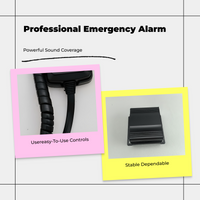 Emergency alarm with PA, mic, light
