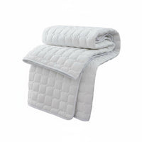 Quilted Mattress Protector Breathable Quilted Mattress Pad Skin Friendly Padded Bed Topper for Hotel, Guesthouse, Dorm Room