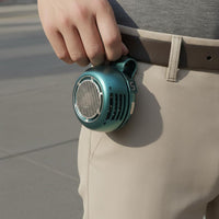Lightweight Portable Waist Fan Hands-Unrestricted Small Attachable Fan 360° Rotatable Brushless Engine for Outdoor, Travel